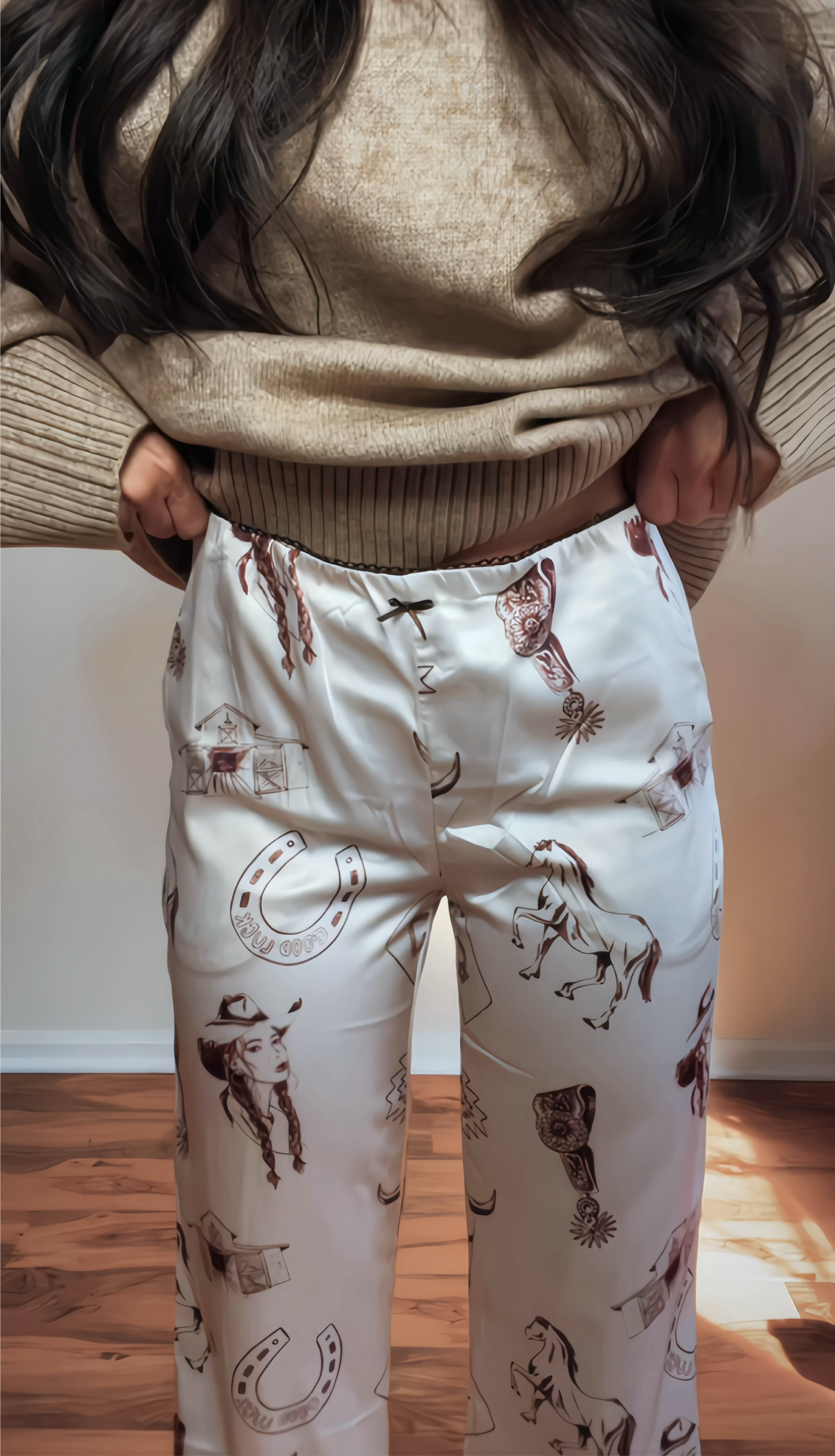 Western Rodeo Satin Trouser