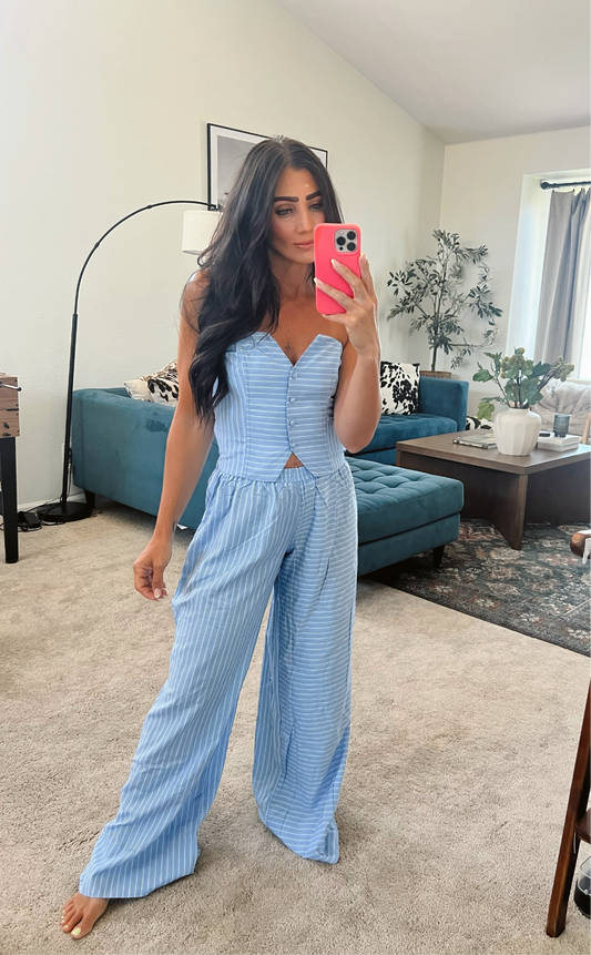 Blue Lagoon Pant Set