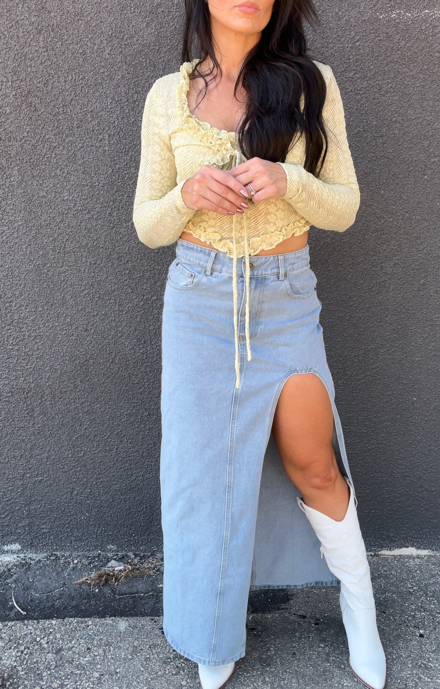 Grace Denim Skirt